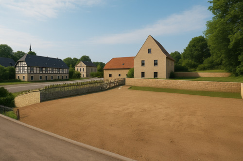 Grundstück planiert als Grafik - EFH oder DH? - Grundstück mit bis zu 320?m² Wohnfläche in wunderschöner Lage