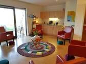 Wohnzimmer mit Küche zweite Wohnung - 