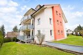 Gartenansicht - 2 Zimmer Etagenwohnung in Bad Dürrheim