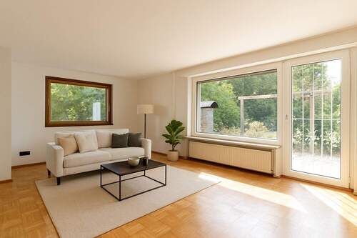 Wohn-/ Essbereich - Visualisierung - 3 Zimmer Reihenendhaus in Frankfurt am Main