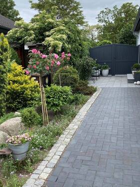 Eingang zum Haupthaus - 5 Zimmer Bungalow in Mölln