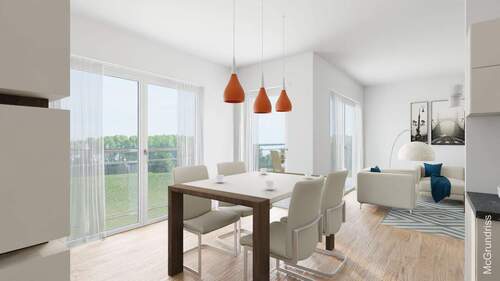 Essenzimmer - Etagenwohnung mit 104,00 m&sup2; in Schwandorf zum Kaufen