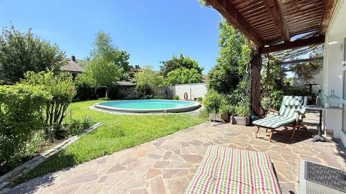 überdachte Terrasse - 6 Zimmer Einfamilienhaus zum Kaufen in Neuötting