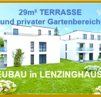 29m² Terrasse zur Südseite und einem privaten Gartenbereich. Übergabe Juni 26. - Spenge Lenzinghausen