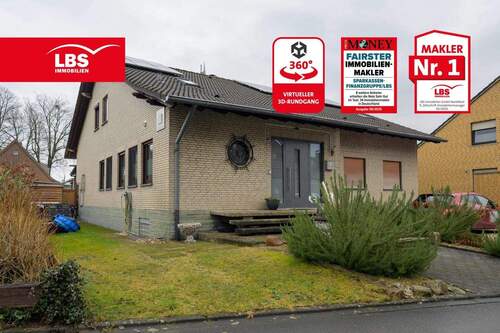 01-Außenansicht - Ein-Zweifamilienhaus mit viel Platz und klarer Struktur in Hamm-Herringen