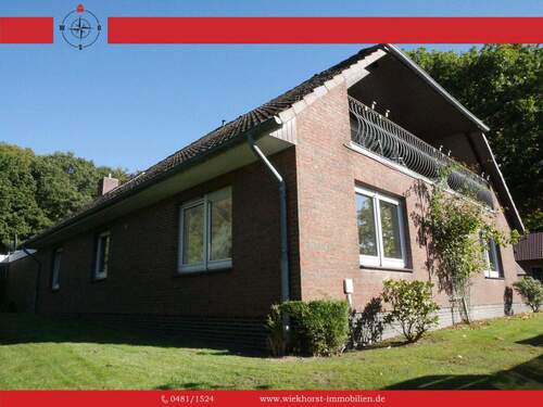 Ansicht - Großes Zweifamilienhaus in ruhiger Lage am Welmbüttler Kreisforst