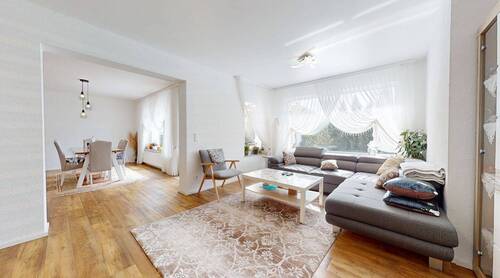 EG_Wohn_Esszimmer_1 - 9 Zimmer Mehrfamilienhaus, Wohnhaus in Gudensberg