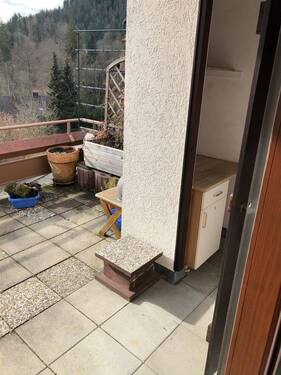 Balkon mit Abstellraum - 