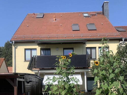 Blick aufs Haus vom Innenhof - Stadtoase: Großzügiges und ruhiges Wohnen mit Balkon und Stellplatz mitten in historischer Altstadt
