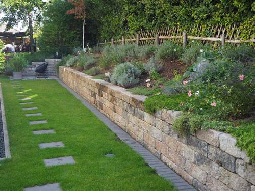 seitlicher Garten - 