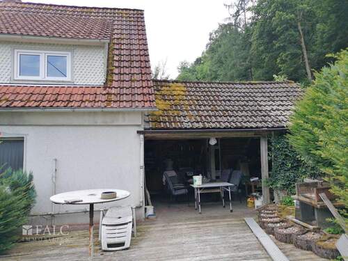 Sicht von Terrasse - Mehrfamilienhaus, Wohnhaus mit 200,00 m² in Flörsbachtal-Lohrhaupten zum Kaufen