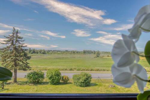 Wohnzimmer Ausblick - Etagenwohnung mit 81,50 m&sup2; in Demmin zum Kaufen