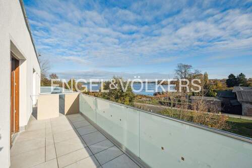 Terrasse mit Blick auf Mündesee - 