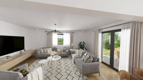 Wohnzimmer (KI Beispiel) - 