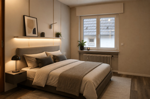  Schlafzimmer 1.OG - virtually staged - 