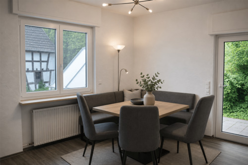 Offenes Esszimmer - virtually staged - 