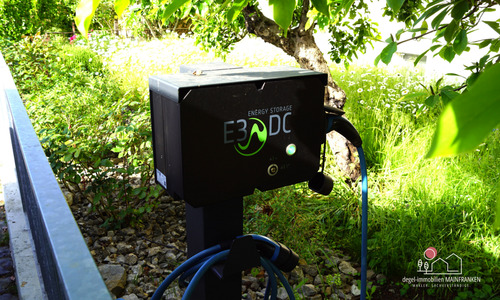 Wallbox im Garten - 9 Zimmer Doppelhaushälfte in Kitzingen