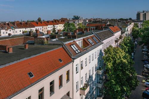 Drohnenansicht - 1 Zimmer Etagenwohnung in Berlin