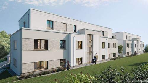 Haus 1&2 Eingangsansicht - 3 Zimmer Etagenwohnung zum Kaufen in Essen / Burgaltendorf