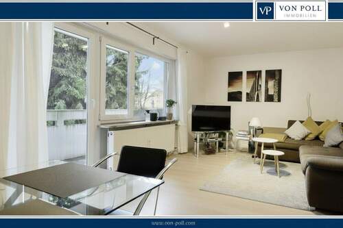 Titelfoto - Renovierte, helle 2-Zimmer-Wohnung mit Balkon