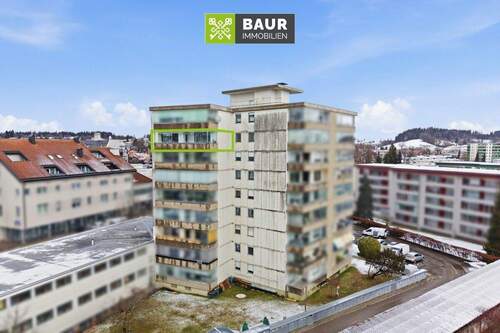 Luftaufnahme - 2 Zimmer Etagenwohnung zum Kaufen in Lindenberg im Allgäu