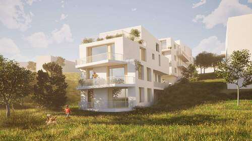 Bild 1 - Baugrundstück in Hanglage mit wunderschöner Aussicht