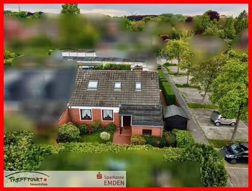 Vorderansicht - 4 Zimmer Reihenendhaus in Emden