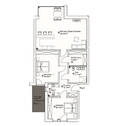 Grundriss Wohnung Nr. 2 - 