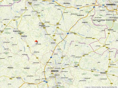 Geolyzer Kartenausschnitt - 