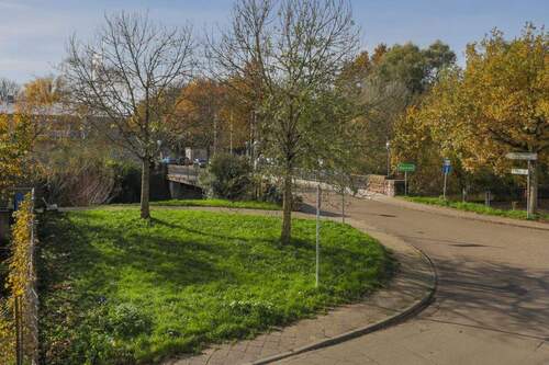 Blick zur Albbrücke aus dem Haus - 
