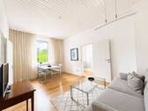 Wohn-/Essbereich Ansicht II - 2 Zimmer Etagenwohnung zur Miete in Frankfurt am Main