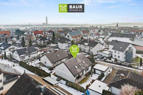 Luftbild - 9 Zimmer Mehrfamilienhaus, Wohnhaus in Ulm