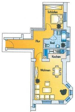 Bild 3 - Etagenwohnung mit 57,00 m&sup2; in Leipzig / Lindenau zum Kaufen