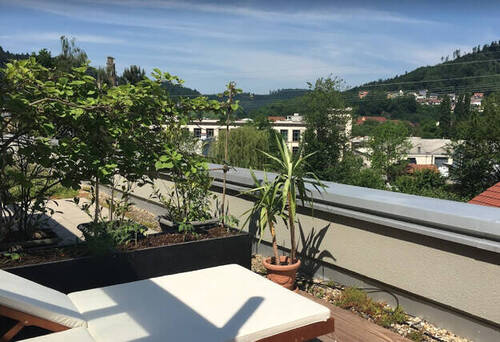 Dachterrasse im Sommer - 
