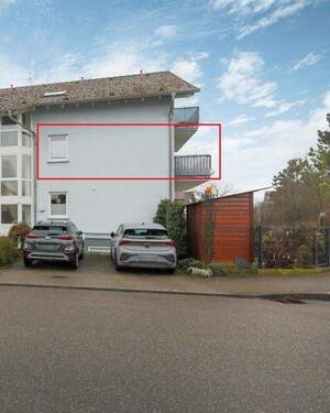 Straßenansicht - 3 Zimmer Etagenwohnung zur Miete in Iffezheim