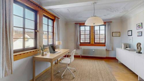 Einrichtungsbeispiel Arbeitszimmer OG - 