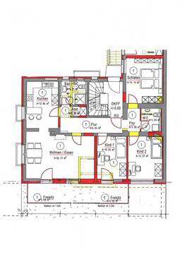 EG-Neu.jpg - 4 Zimmer Etagenwohnung zum Kaufen in Denkendorf