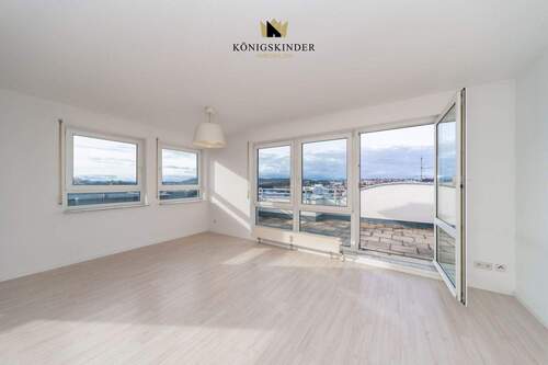 Wohnzimmer - Etagenwohnung mit 66,00 m&sup2; in Filderstadt / Bonlanden zur Miete