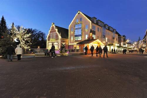 Nordhorn Hauptstraße mit Weihnachtsbeleuchtung - 