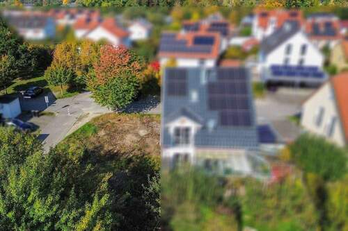 Außenansicht Süd - Attraktives Grundstück mit Bebauungsplan in bevorzugter Lage!