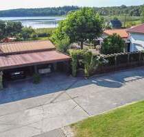 Direkt am See: Gepflegtes 4-Zi.-Zuhause mit einzigartigem Grundstück, Bootssteg und Einliegerwhg. - Krakow am See Bossow