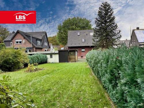 Garten - Doppelhaushälfte mit 70,00 m&sup2; in Marl zum Kaufen