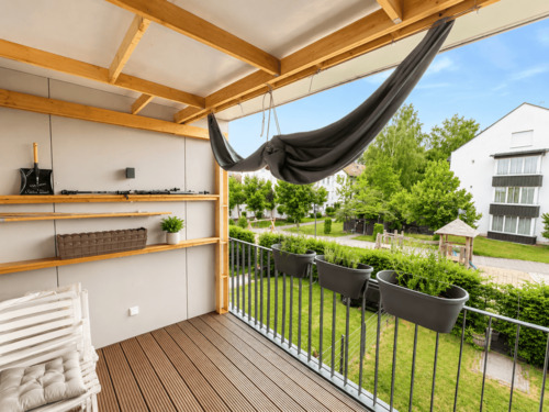 Balkon - 3 Zimmer Etagenwohnung in Petershausen