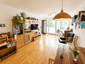 Wohnzimmer - Etagenwohnung mit 85,50 m&sup2; in Petershausen zur Miete