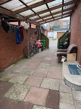 überdachter Eingang - 2 Zimmer Etagenwohnung in Nordhorn