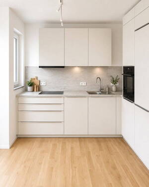 Einbauküche - 2 Zimmer Etagenwohnung zur Miete in Darmstadt