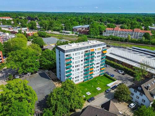 Luftbildaufnahme - Etagenwohnung mit 52,40 m&sup2; in Ahrensburg zum Kaufen