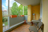 Loggia Westausrichtung - 2 Zimmer Etagenwohnung in Nürnberg