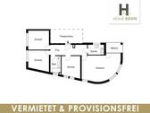 Grundriss - Vermietete Wohnung zum Sonderpreis & Provisionsfrei
