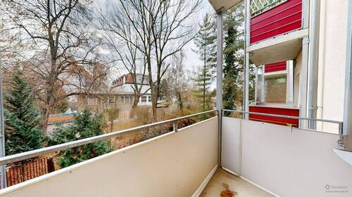Balkon - 2 Zimmer Etagenwohnung in Markkleeberg